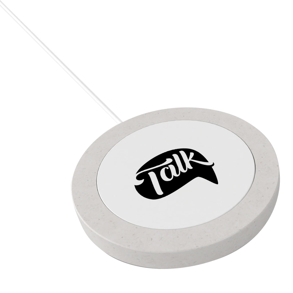 Plant-Based PLA Wireless Charger, 15W - Silk Screen