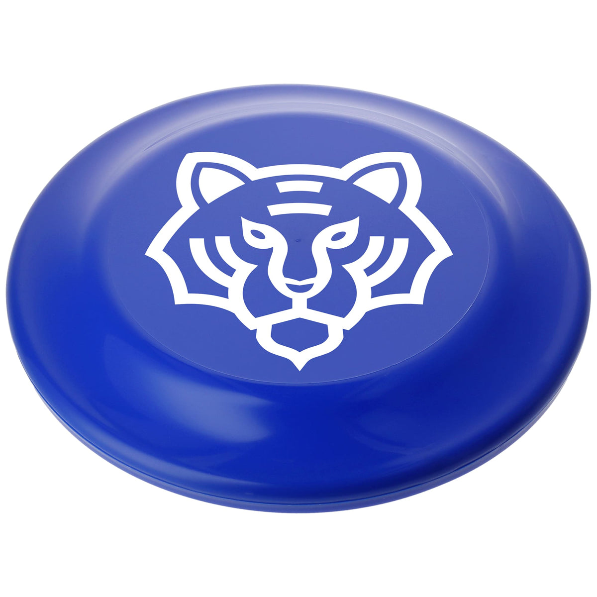 Plastic Flying Disc, 9.25 Inches - Blue - Right Angle