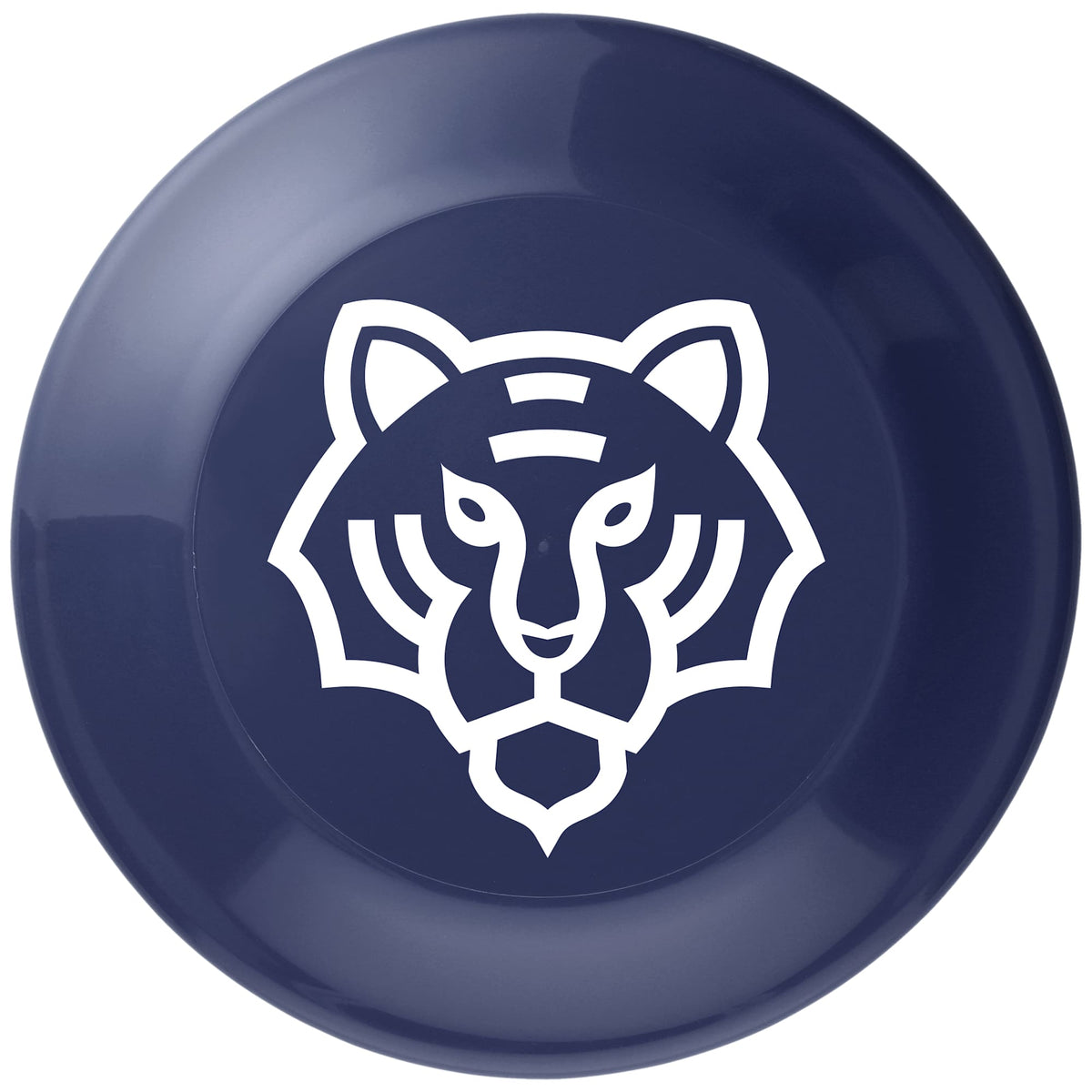 Plastic Flying Disc, 9.25 Inches - Navy - Front