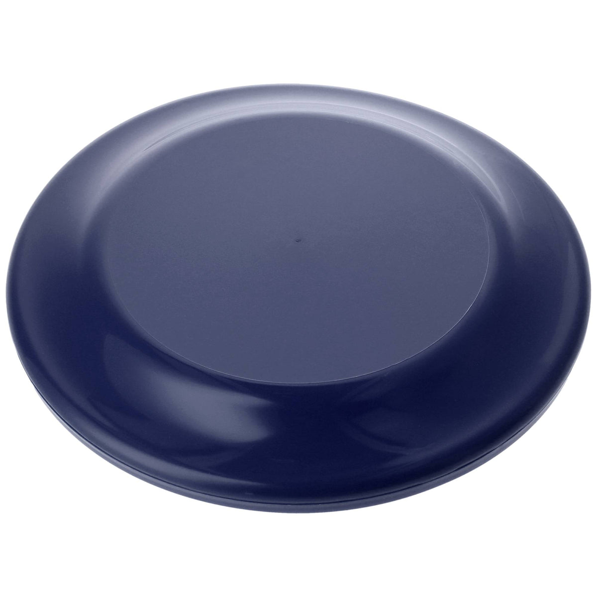 Plastic Flying Disc, 9.25 Inches - Navy - Right Angle 2