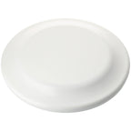 Plastic Flying Disc, 9.25 Inches - White - Right Angle 2