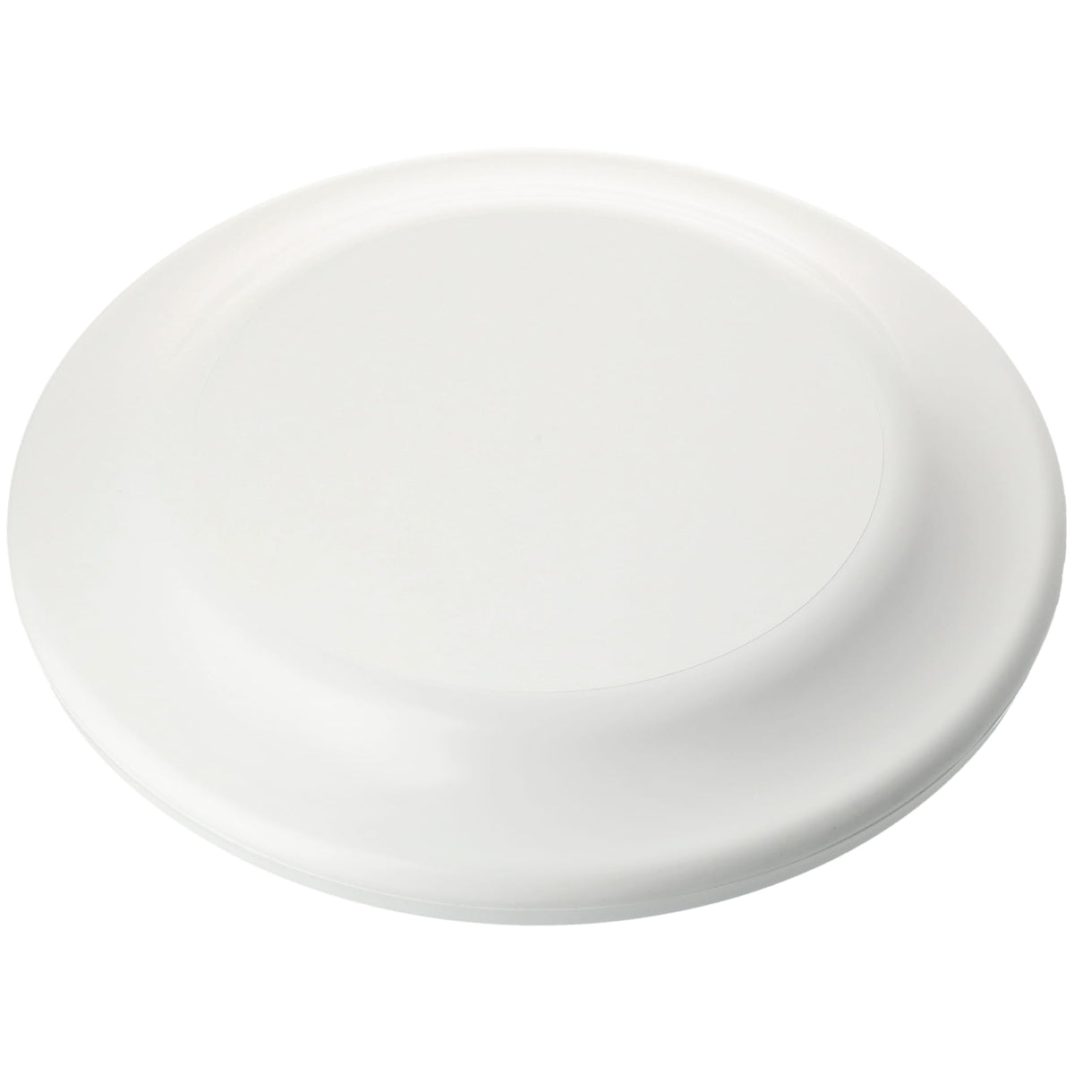 Plastic Flying Disc, 9.25 Inches - White - Right Angle 2