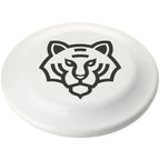 Plastic Flying Disc, 9.25 Inches - White - Right Angle