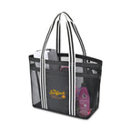 Playa Mesh Beach Tote with Clutch Pouch - Black - View 2