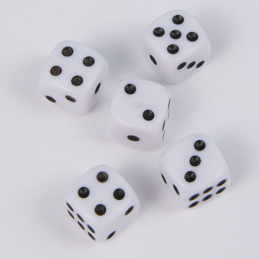 Playing Cards and Dice Set in a Tin Full Color - Silver - Dice