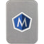 Playing Cards and Dice Set in a Tin Full Color - Silver - Front