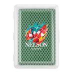 Playing Cards in a Case - Green - Full Color
