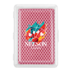 Playing Cards in a Case - Red - Full Color
