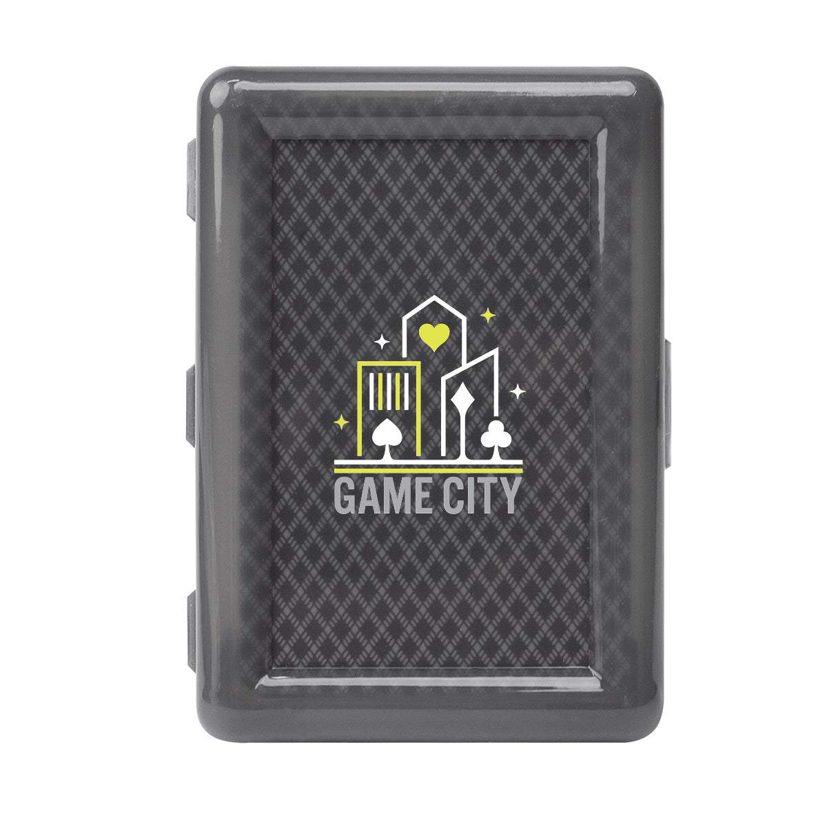 Playing Cards in a Recycled Case - Black - Full Color