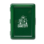 Playing Cards in a Recycled Case - Green - Pad Print