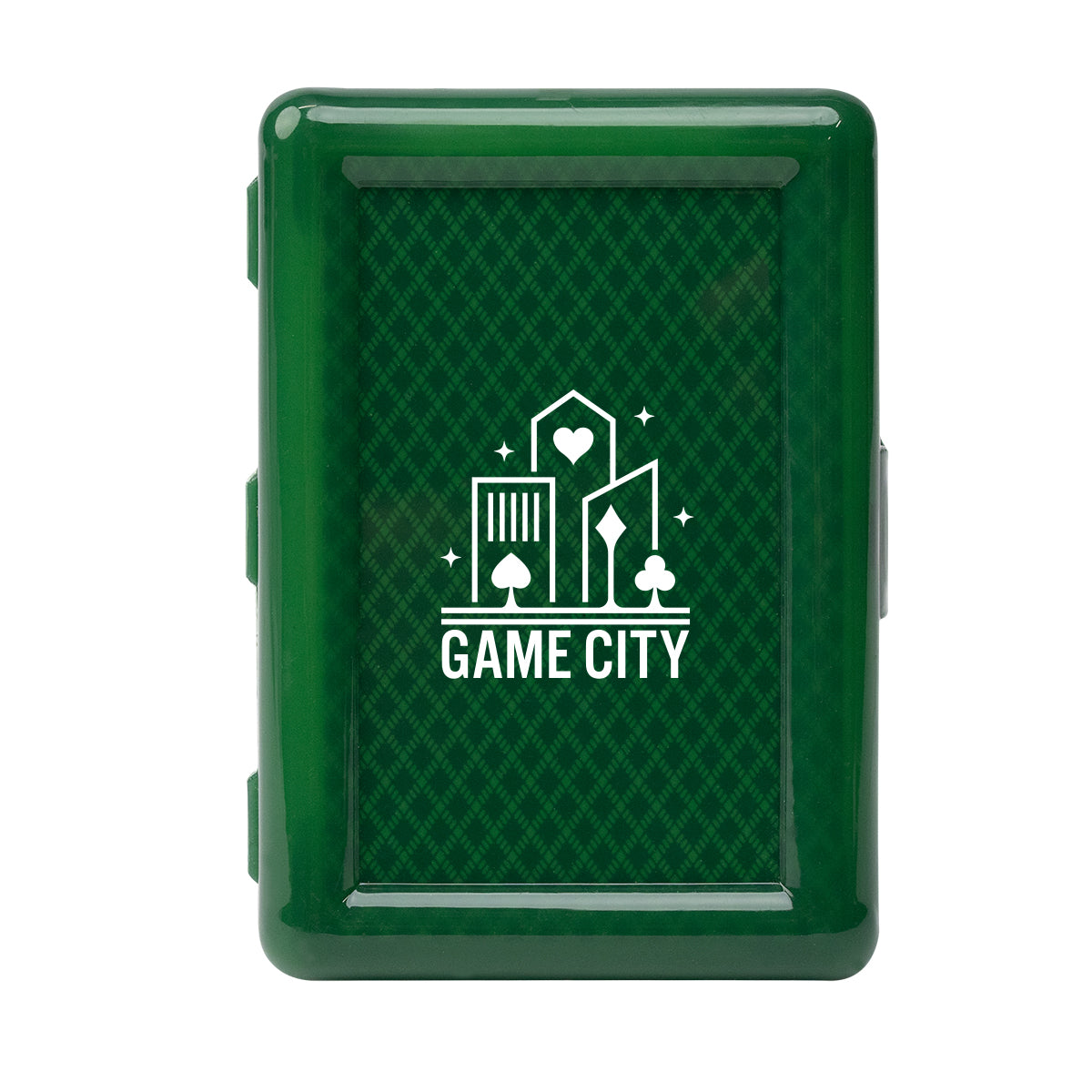 Playing Cards in a Recycled Case - Green - Pad Print
