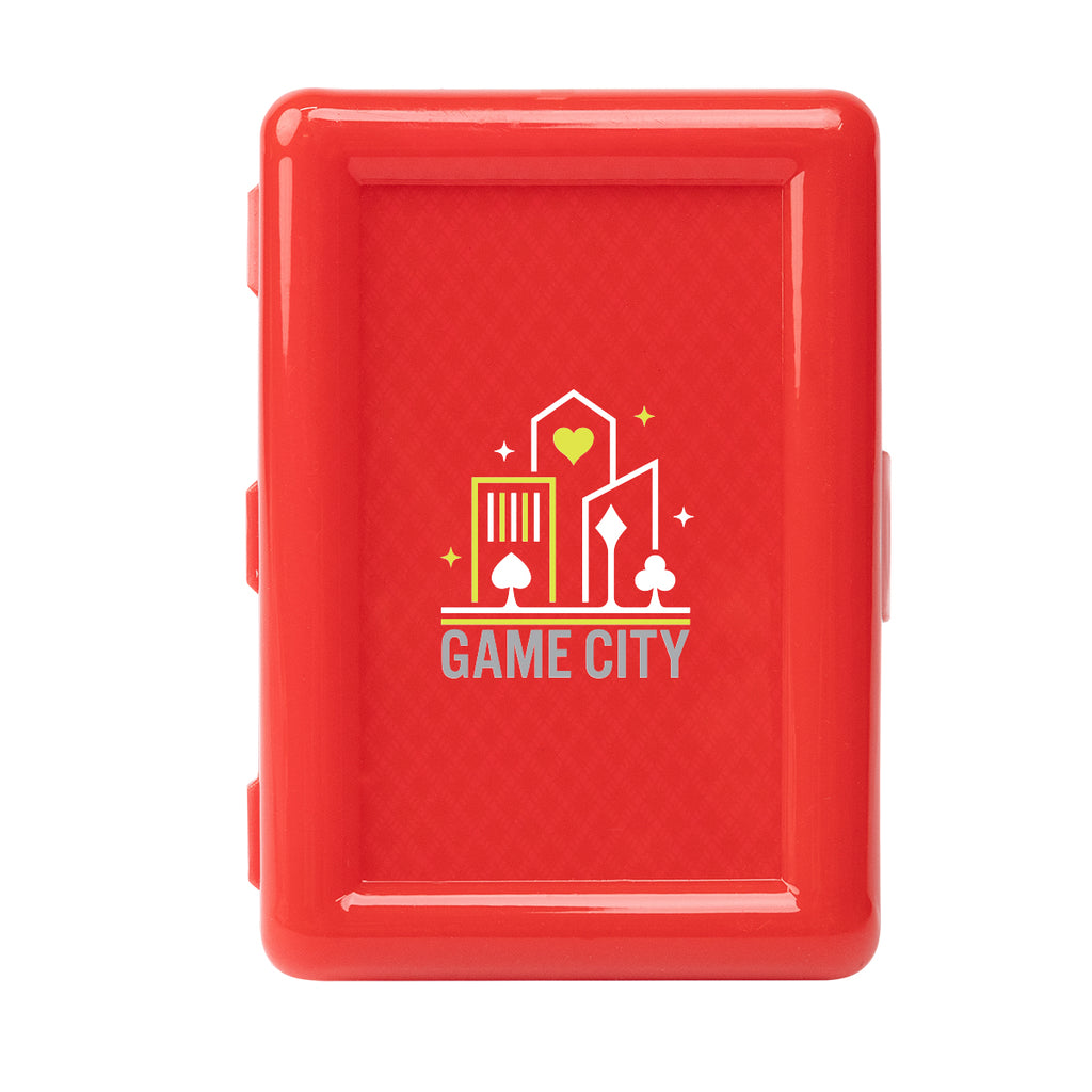 Playing Cards in a Recycled Case - Red - Full Color