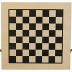 Playstyle Wooden Game Set, 4 in 1 Full Color - Natural - Back