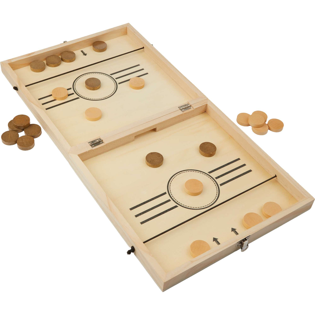 Playstyle Wooden Game Set, 4 in 1 Full Color - Natural - Detail 3
