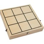 Playstyle Wooden Game Set, 4 in 1 Full Color - Natural - Right Angle