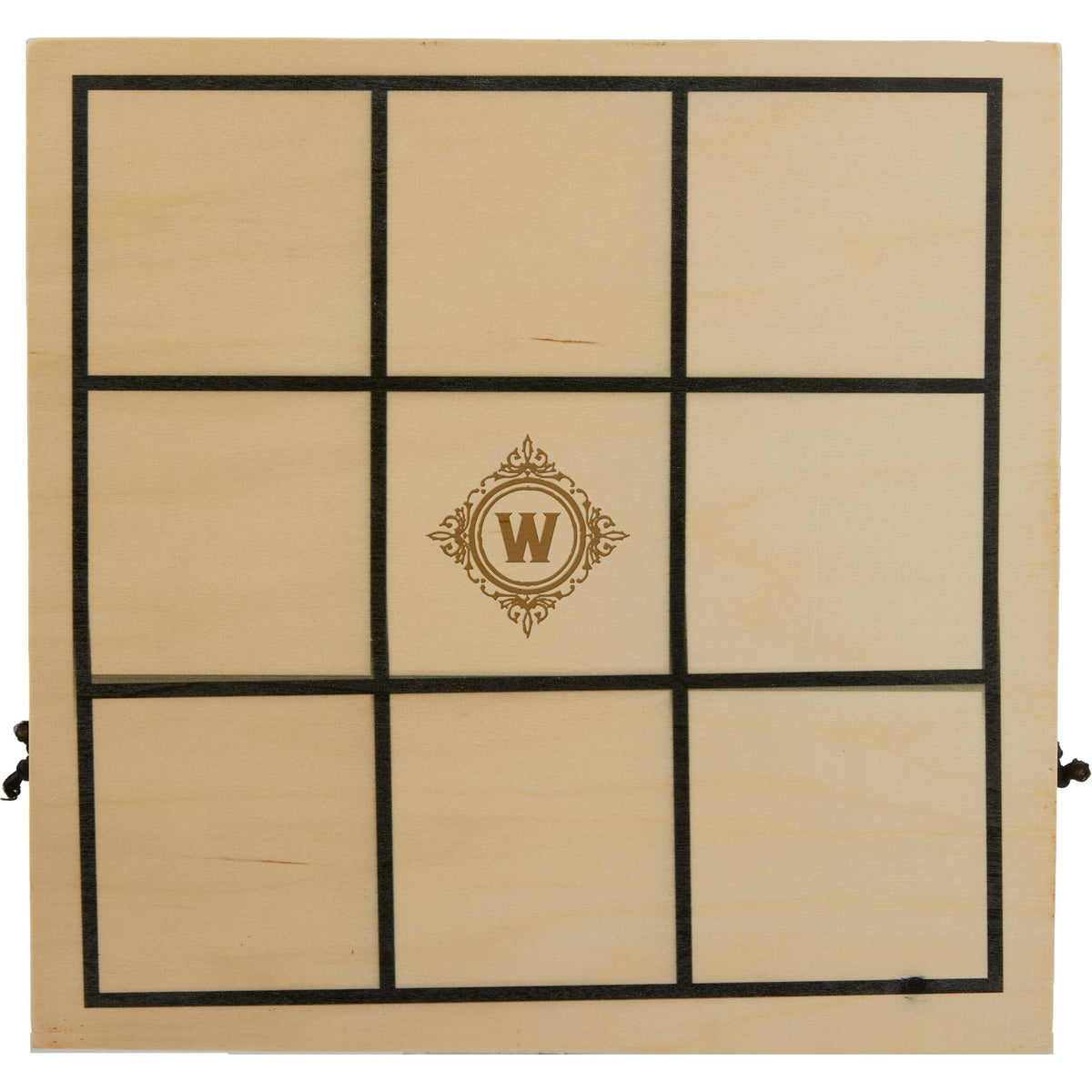 Playstyle Wooden Game Set, 4 in 1 Laser Engraving - Natural - Front