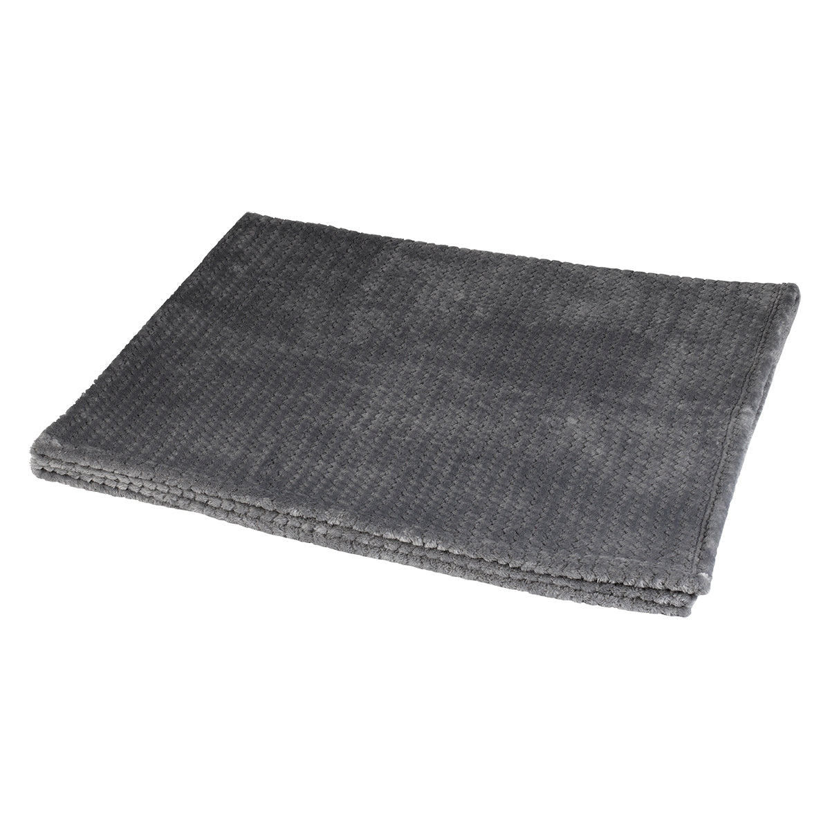 Plush Blanket, Cozy - Gray - Inset