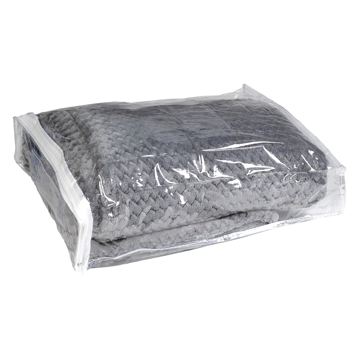 Plush Blanket, Cozy - Gray - Propped
