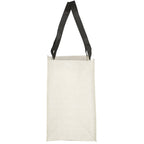 Pluto Recycled Grocery Tote, Small - Black - Left Side