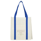 Pluto Recycled Grocery Tote, Small - Royal - Front