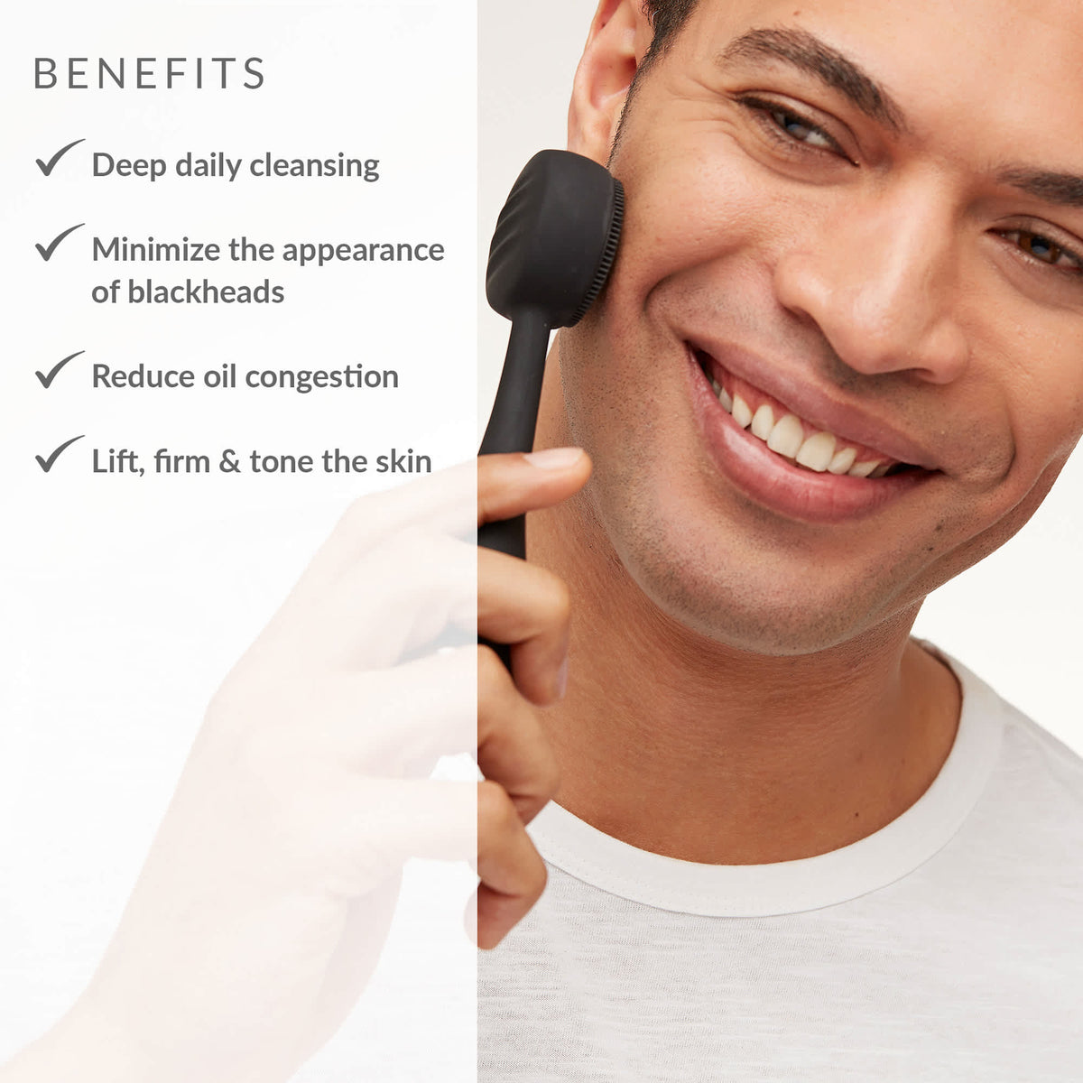 PMD Beauty Clean Sonic Facial Cleansing Brush - Black - Detail 2