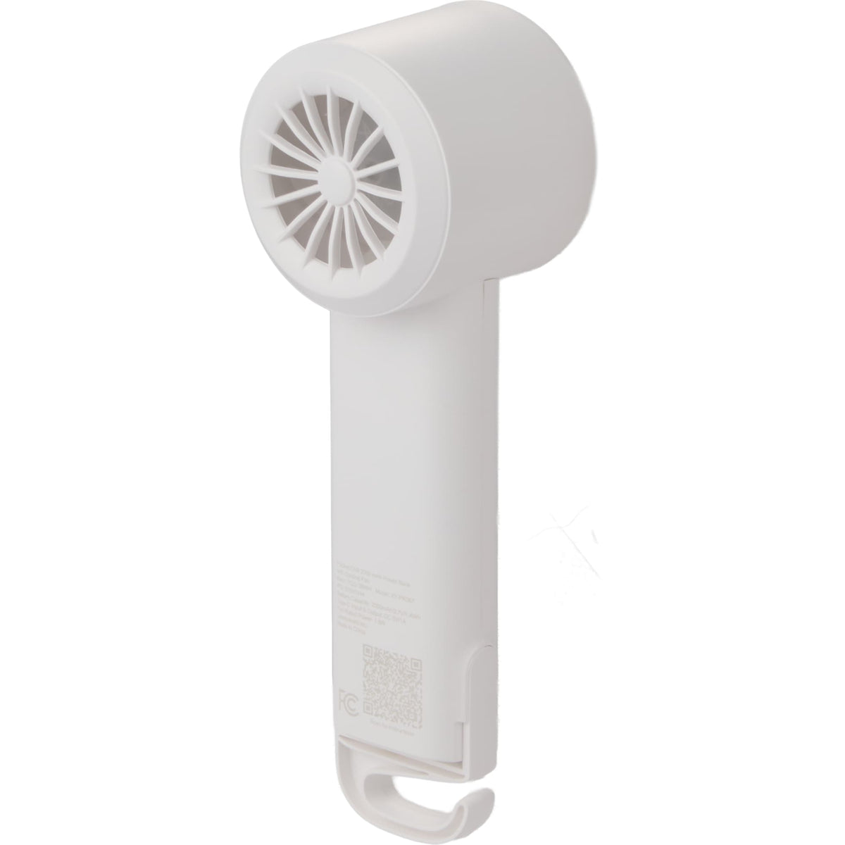 Pocket Chill Cooling Fan and Power Bank, 2,000 mAh - White - Back Left Angle