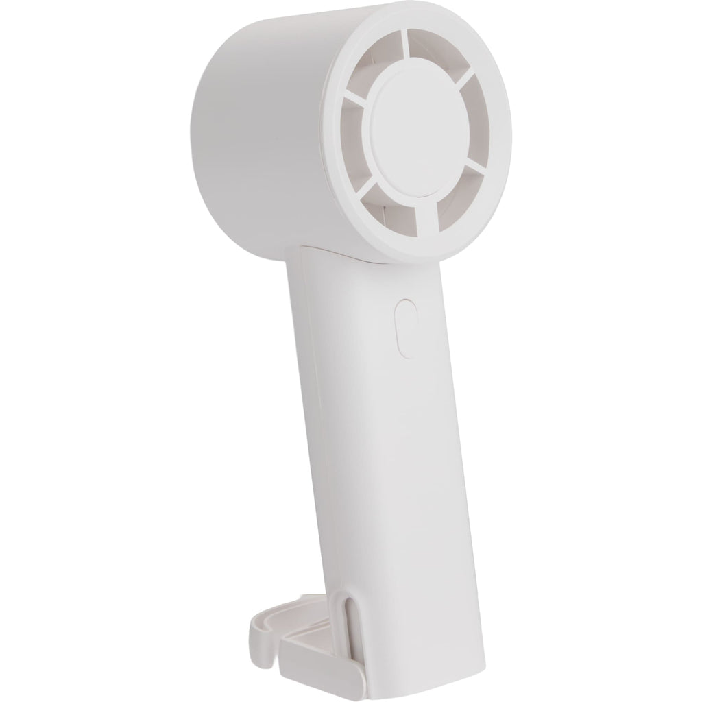 Pocket Chill Cooling Fan and Power Bank, 2,000 mAh - White - Front Right Angle 2