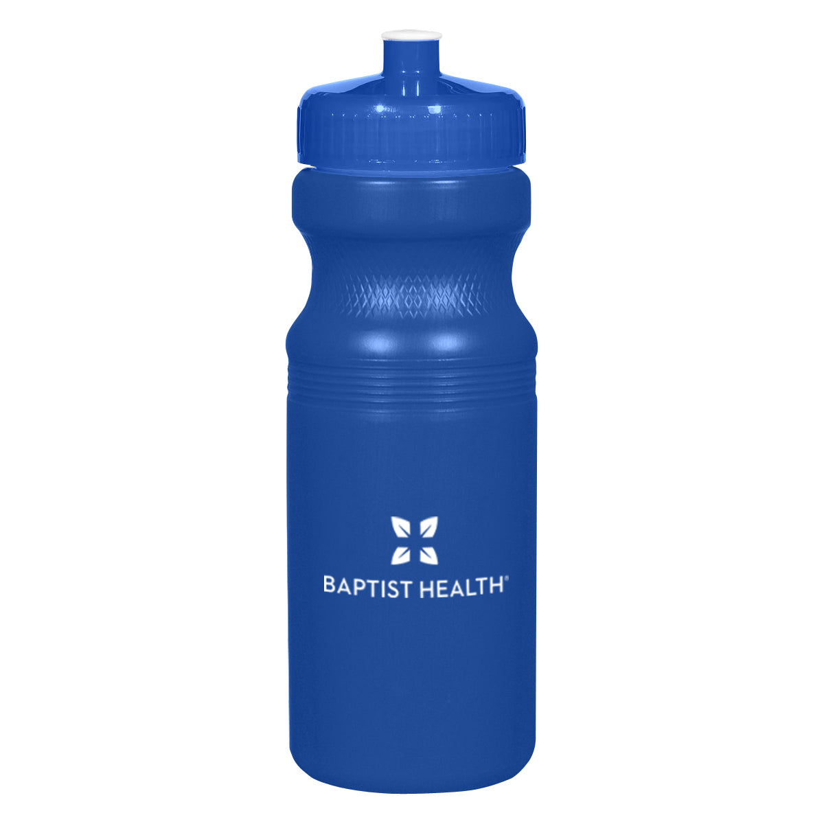 Poly-Clear Fitness Bottle, 24 oz - Blue - Silk Screen