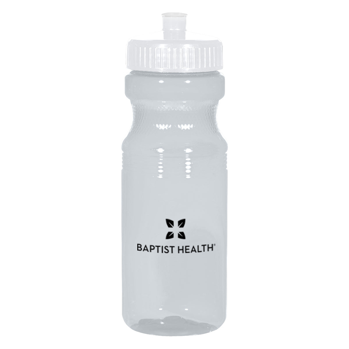 Poly-Clear Fitness Bottle, 24 oz - Clear - Silk Screen