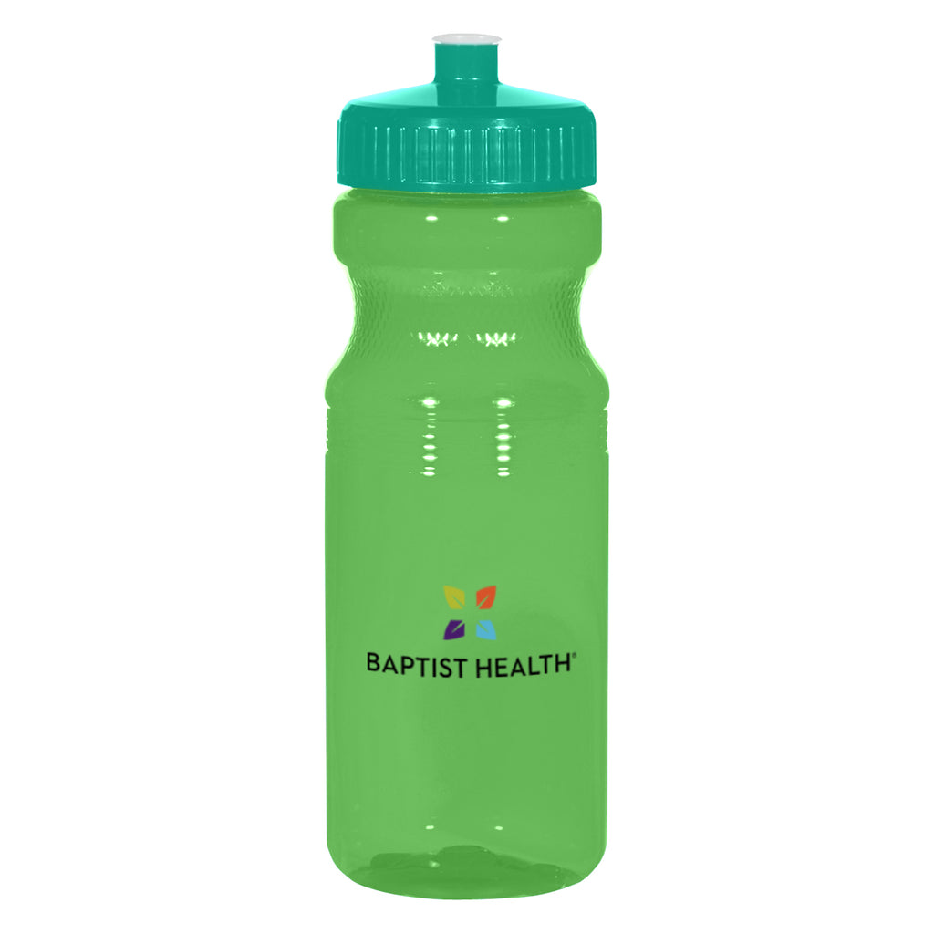 Poly-Clear Fitness Bottle, 24 oz - Green - Colorbrite Drinkware