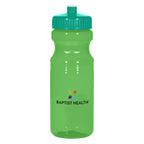 Poly-Clear Fitness Bottle, 24 oz - Green - Colorbrite Drinkware