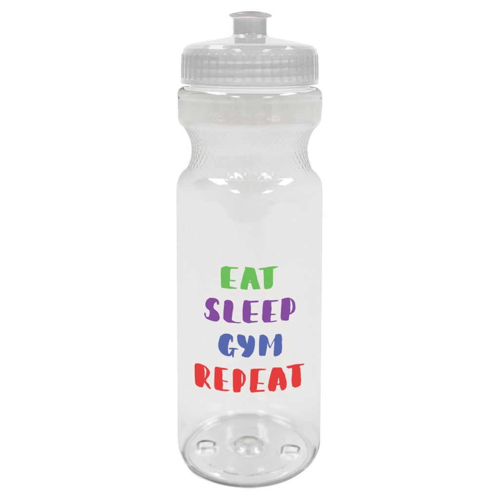 Poly-Clear Fitness Bottle, 28 oz - Colorbrite