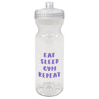 Poly-Clear Fitness Bottle, 28 oz - Silk Screen