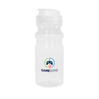 Poly-Clear Fitness Bottle with Super Sipper Lid, 20 oz - Clear - Colorbrite Drinkware