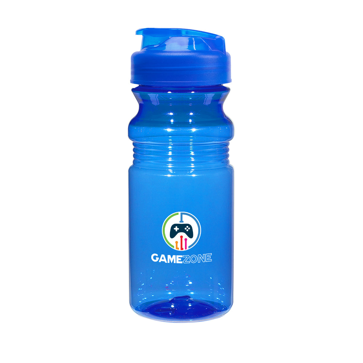 Poly-Clear Fitness Bottle with Super Sipper Lid, 20 oz - Colorbrite Drinkware