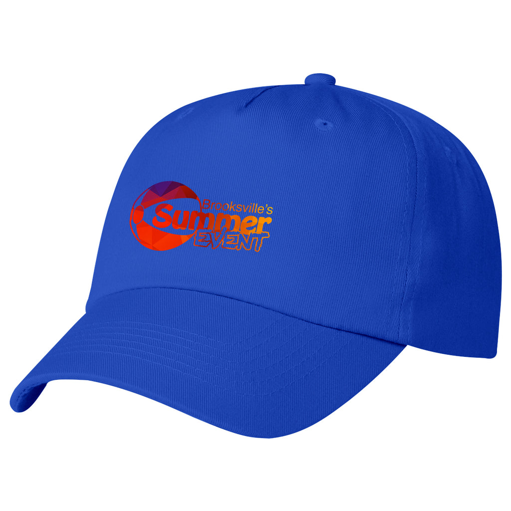Polyester Cap, 5 Panel Embroidery - Royal Blue - Colorbrite