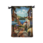 Polyester Drawstring Bag, 11 x 16 Inches - White