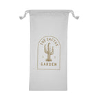 Polyester Pouch with Drawstring - Gray - Silk Screen