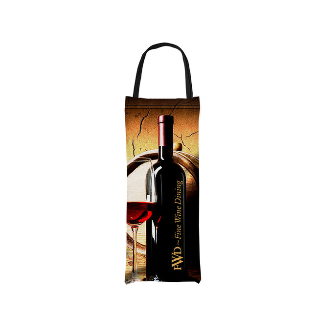 Polyester Wine Bag, 6 x 16 Inches