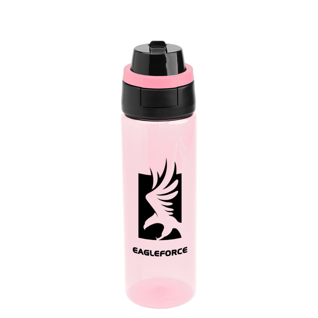 Pop Sip and Chug Bottle, 24 oz - Pink - Silk Screen