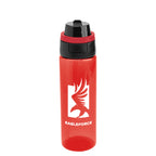 Pop Sip and Chug Bottle, 24 oz - Red - Silk Screen