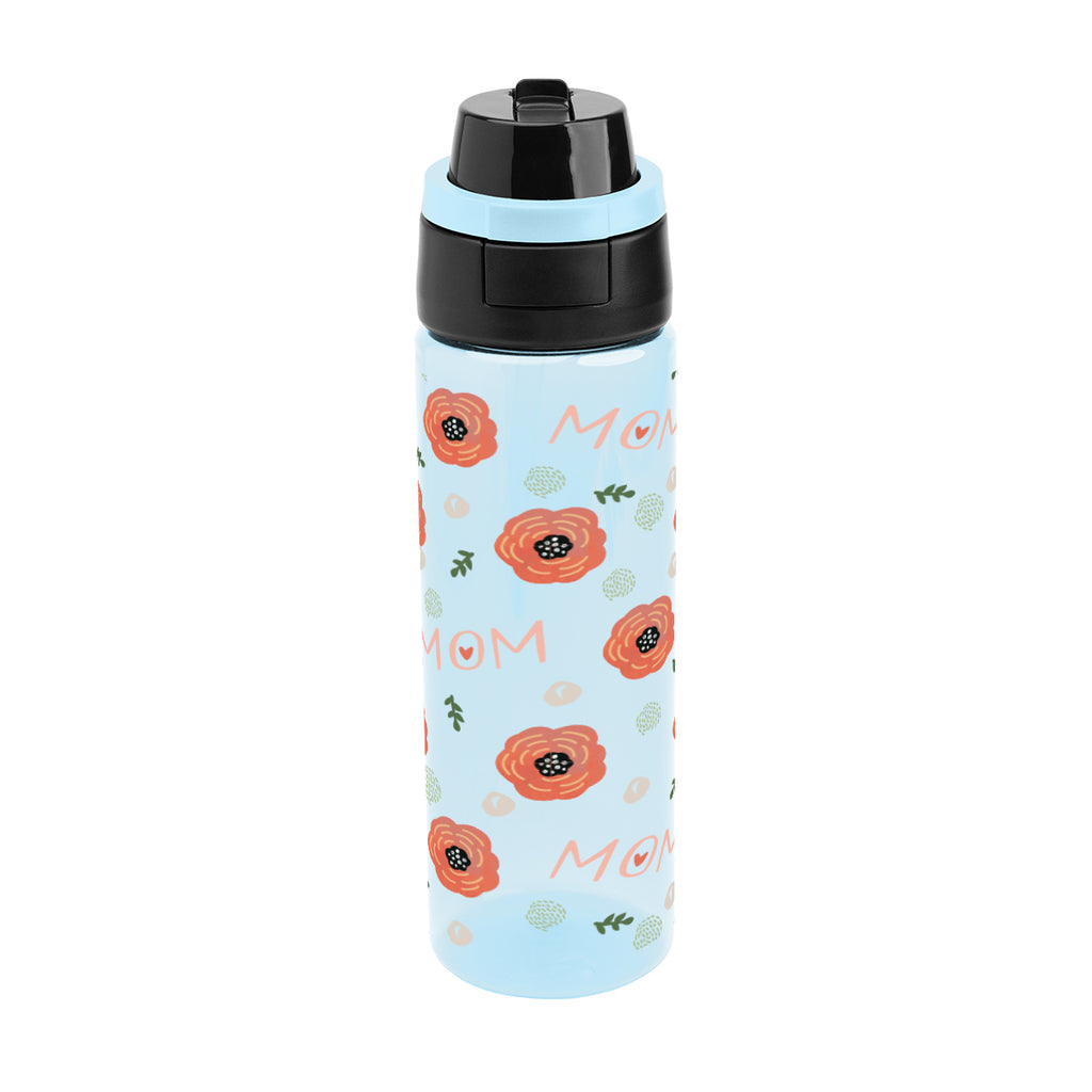 Pop Sip and Chug Bottle in Full Color, 24 oz - Blue - Megabrite