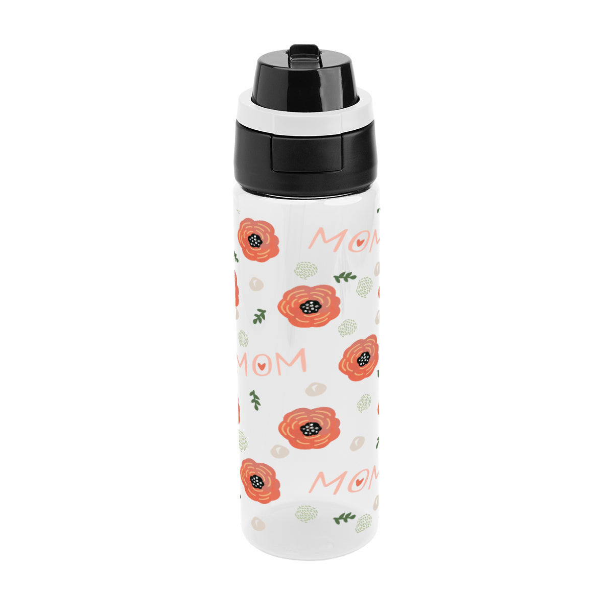 Pop Sip and Chug Bottle in Full Color, 24 oz - Clear - Megabrite