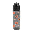 Pop Sip and Chug Bottle in Full Color, 24 oz - Translucent Charcoal - Megabrite