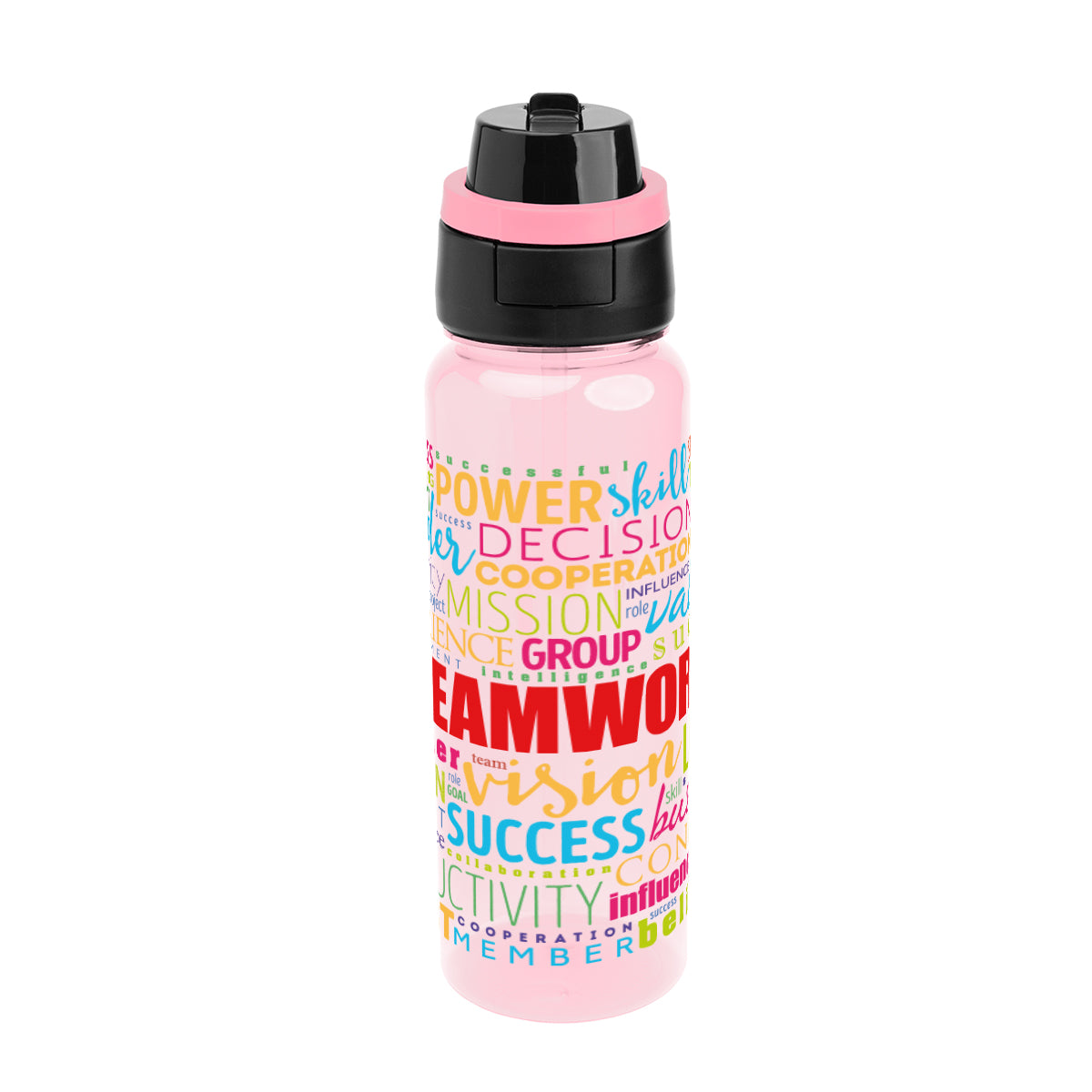 Pop Sip and Chug Bottle in Full Color, 32 oz - Pink - Megabrite