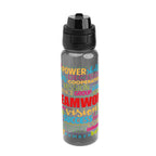 Pop Sip and Chug Bottle in Full Color, 32 oz - Translucent Charcoal - Megabrite