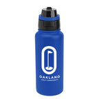 Pop Sip and Chug Recycled Stainless Steel Bottle, 32 oz Laser Engraving - Blue - Silk Screen