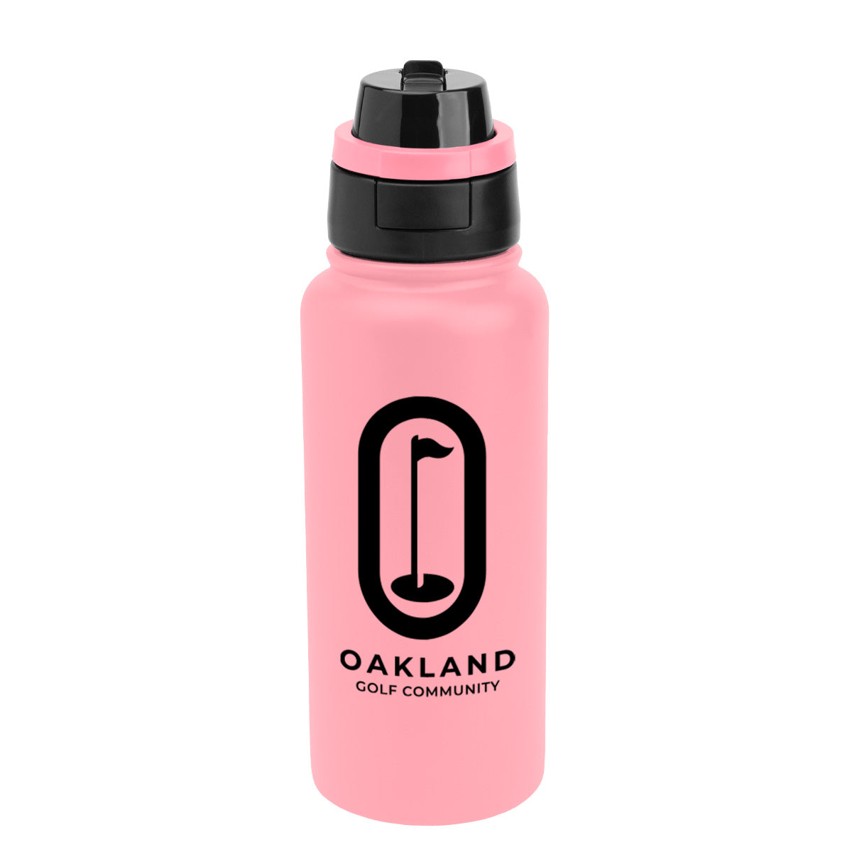 Pop Sip and Chug Recycled Stainless Steel Bottle, 32 oz Laser Engraving - Pink - Silk Screen