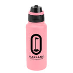 Pop Sip and Chug Recycled Stainless Steel Bottle, 32 oz Laser Engraving - Pink - Silk Screen