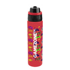 Pop Sip and Chug Recycled Stainless Steel Bottle in Full Color, 24 oz - Red - Megabrite